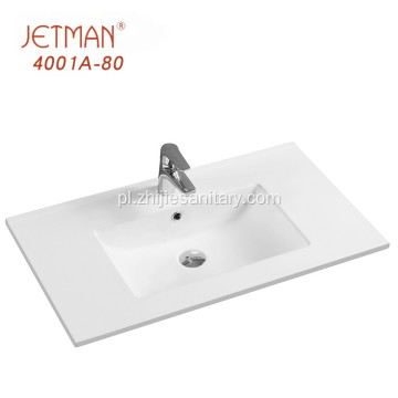 JM4001-81 Wysokiej klasy nowoczesny styl biały umywalka ceramiczna łazienka Basin